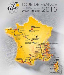 2013 Tour de France route