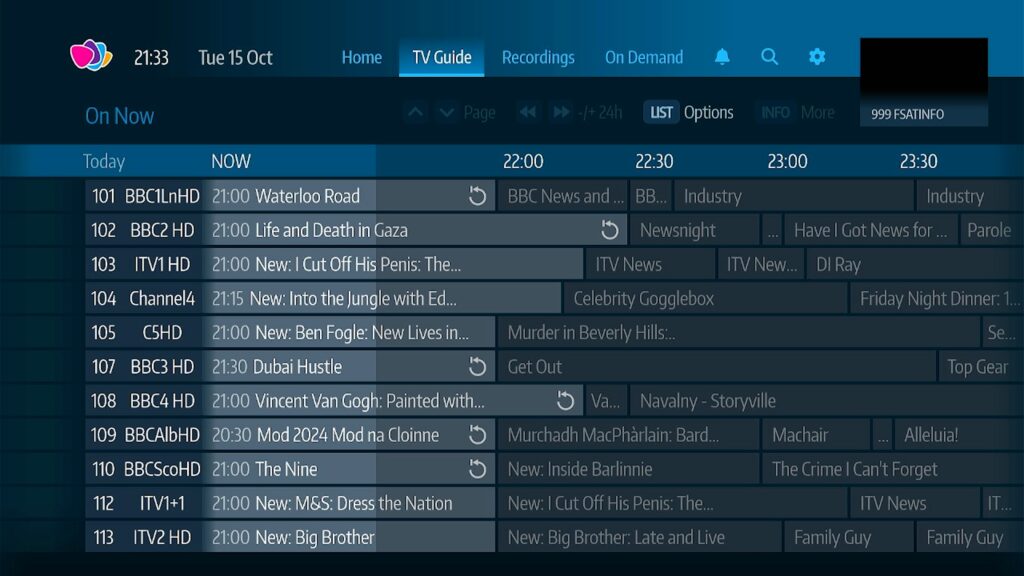 New Freesat Guide Oct 2024