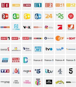 Kabelio UK TV on Hotbird satellites 13 east